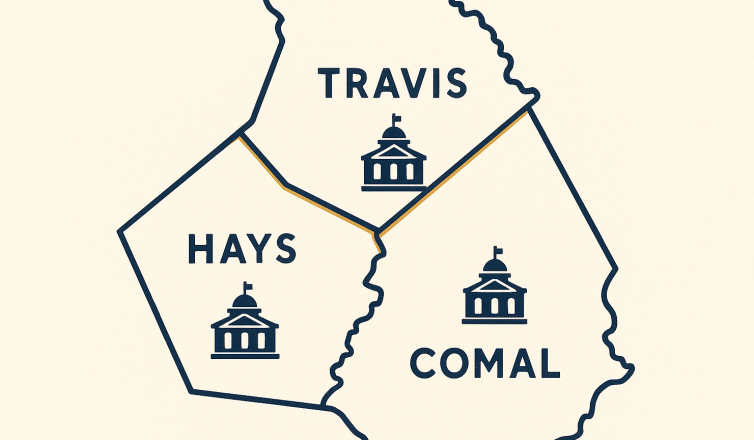 Filing for Divorce in Travis vs Hays vs Comal County: What Changes Between Courthouses